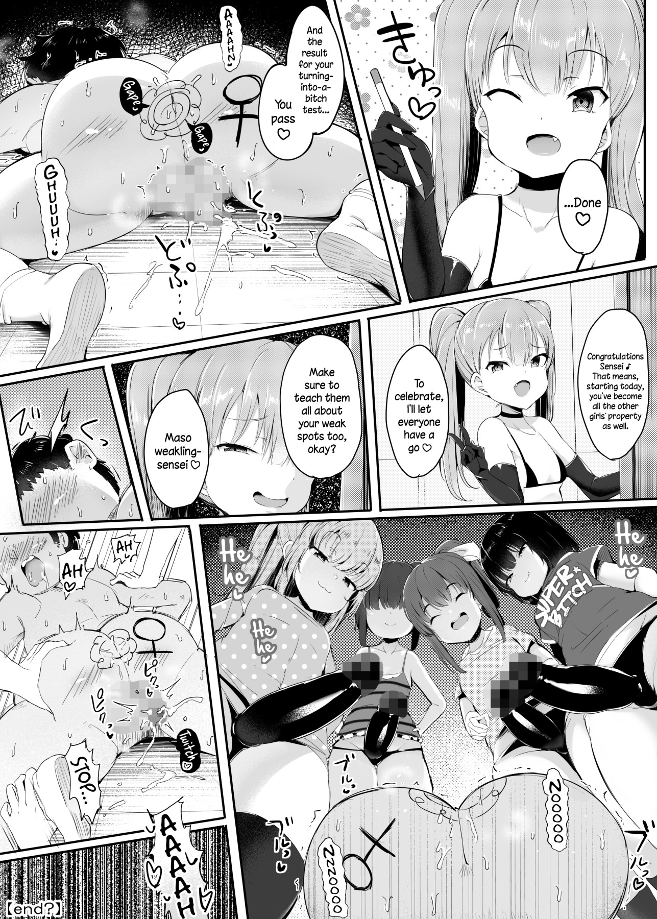 Hentai Manga Comic-Adults are so Weak~-Read-34